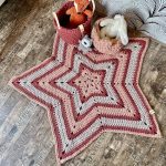 Ster vloerkleed Mogelijk in één of drie kleuren Bobbiny jumbo
